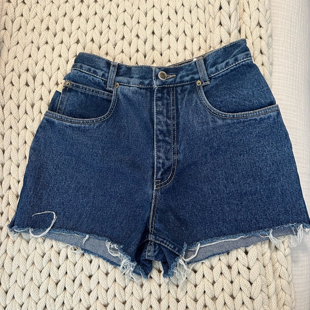 Vintage Lawnan jean shorts